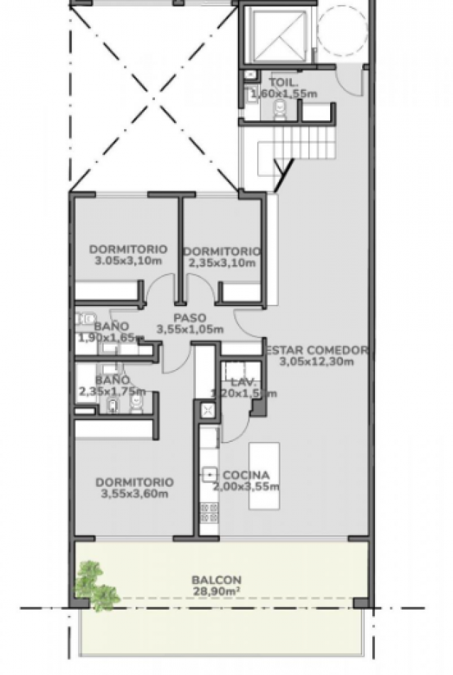 Venta Obra Iniciada Depto 5 Ambientes Terraza Propia Colegiales Pasos de Palermo
