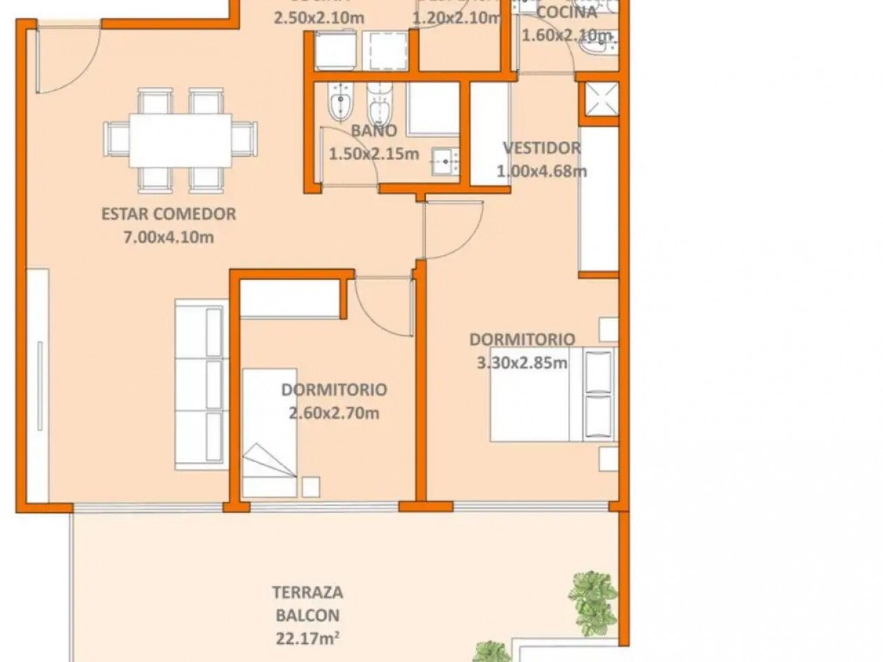 Departamento en Venta 3 ambientes, 100m² totales, Frente - Blanco Encalada 5600, Villa Urquiza