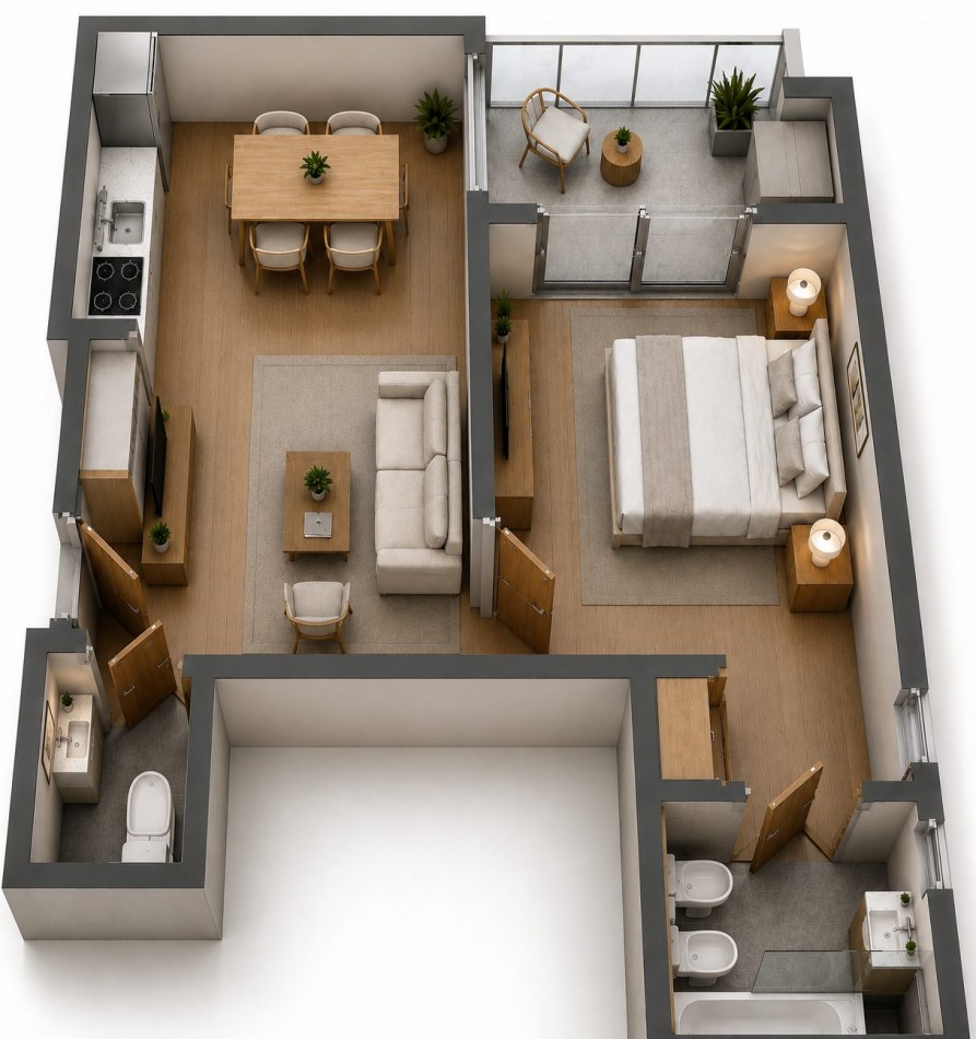 ¡PREVENTA EXCLUSIVA PRE-POZO! Depto 2 Ambientes con Parrilla Propia y Suite - Unidades Limitadas
