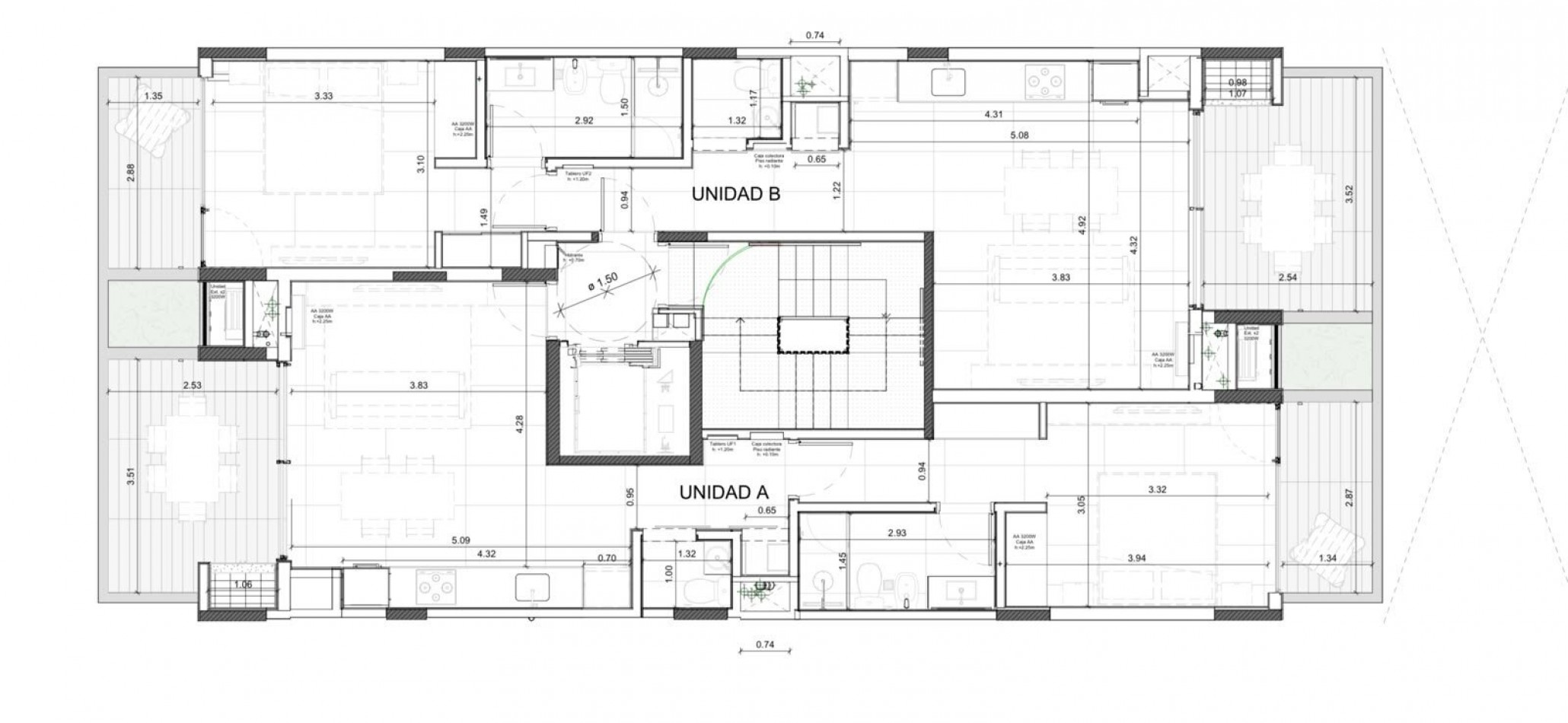 Departamento 2 ambientes a estrenar con balcon en Palermo Hollywood - Nicaragua al 6000 | 71 m², piso 3