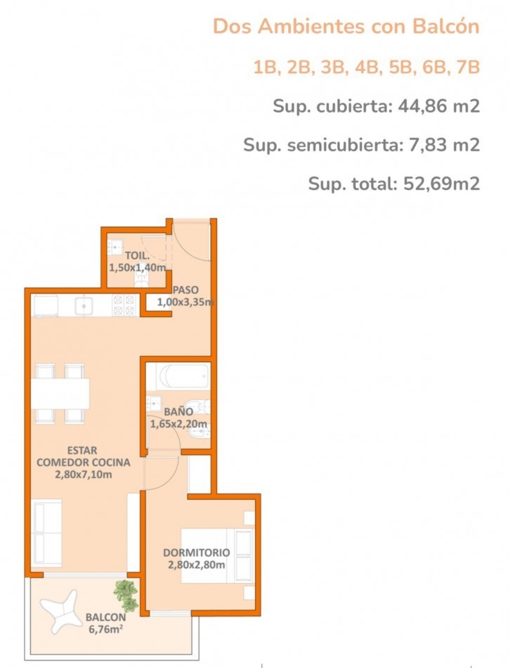 Departamento 3 ambientes en pozo con balcon en Villa Urquiza - Blanco Encalada y Ceretti | 85,23 m², piso 4, 24 cuotas