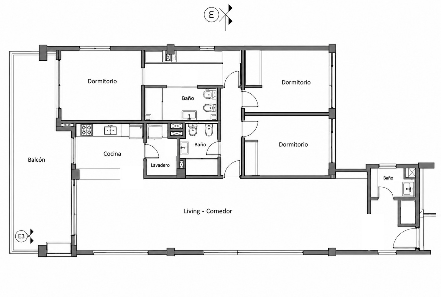 Venta departamento cuatro ambientes con balcon terraza en Colegiales ENTREGA SEPTIEMBRE 2027