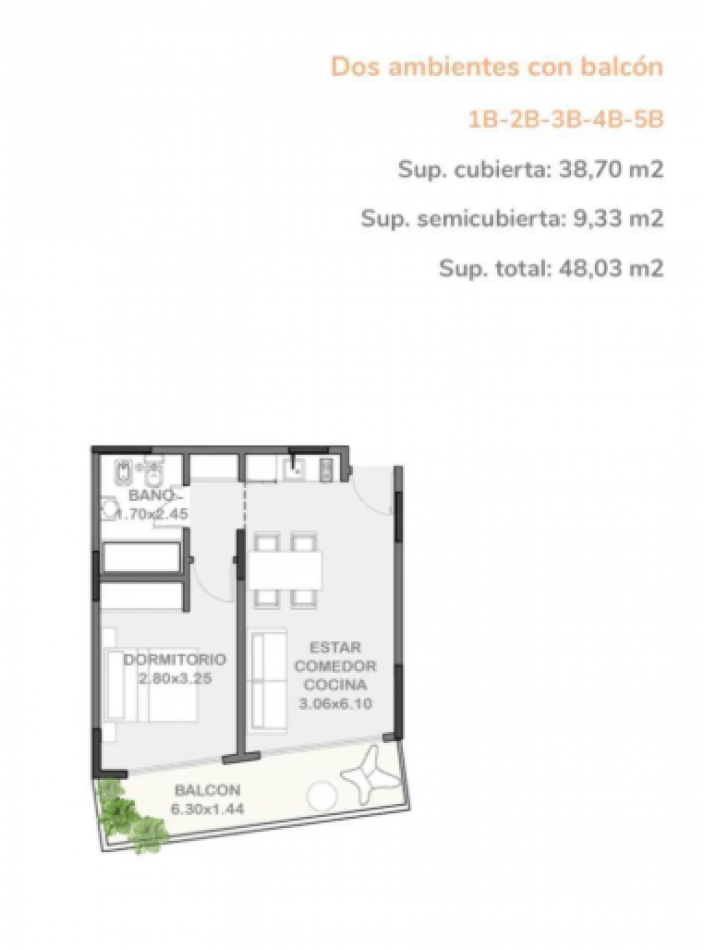 Venta departamento 3 ambientes en Parque Chas - Villa Urquiza Venta en Construccion Entrega marzo 2026