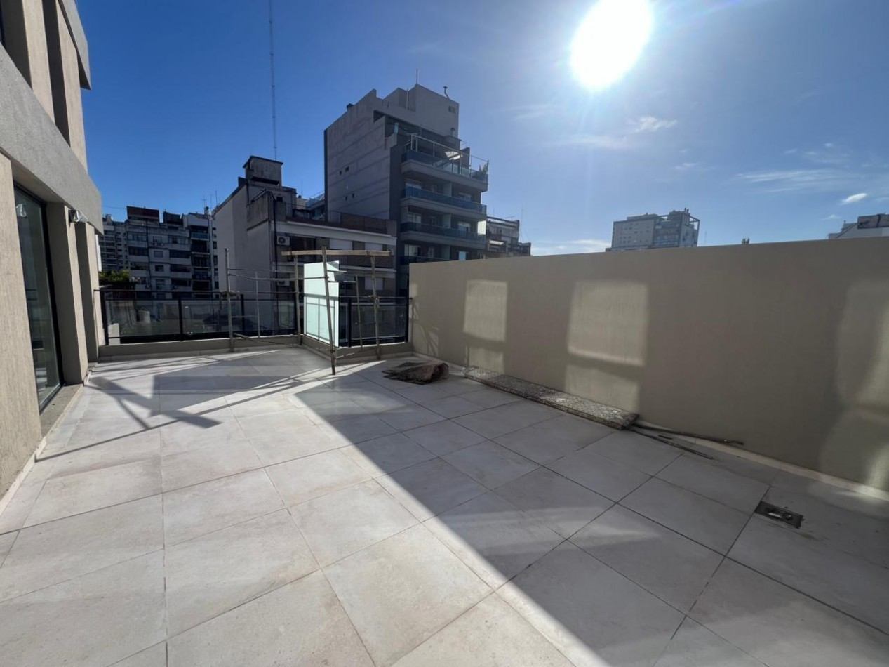 UNICO: 2 AMBIENTES CON TERRAZA PRIVADA DE 40 M² - PLANTA FLEXIBLE (EXPANDIBLE A 3)