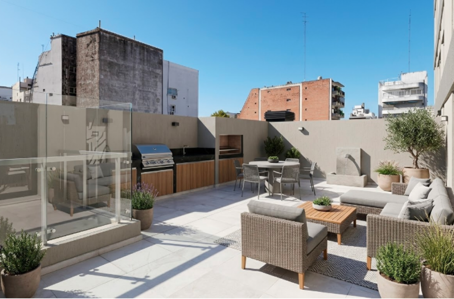 UNICO: 2 AMBIENTES CON TERRAZA PRIVADA DE 40 M² 