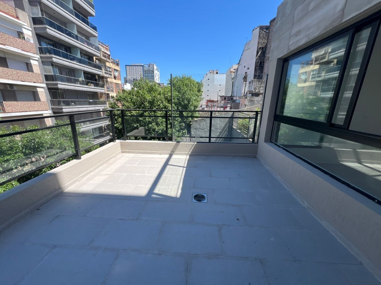 Departamento tres ambientes con terraza en venta en Villa Crespo a estrenar entrega inmediata