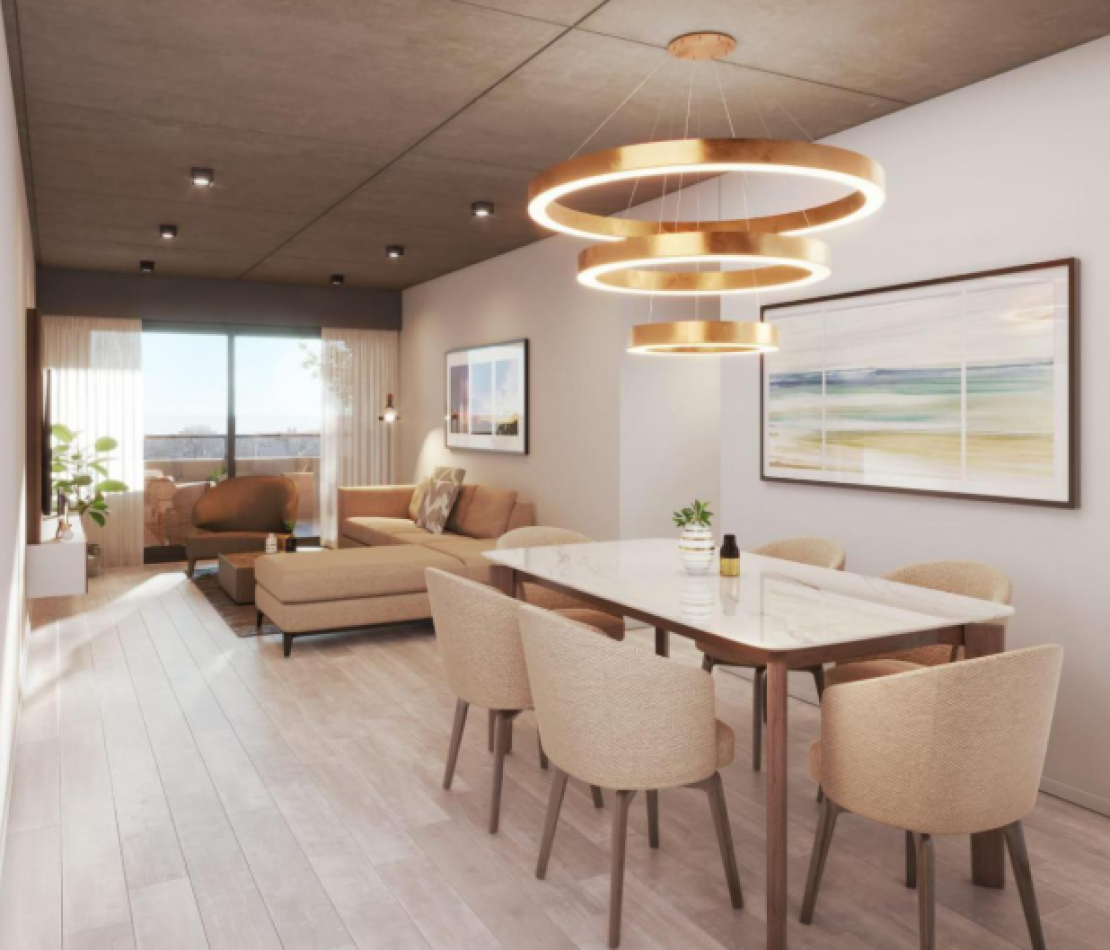 Departamento en venta en Colegiales 2 ambientes con balcon terraza y parrilla, entrega 2027