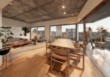 CON COCHERA Y BAULERA - EN POZO Departamento en 4to piso Cuatro Amb 2 Dos Baños Toil Balcon Terraza 