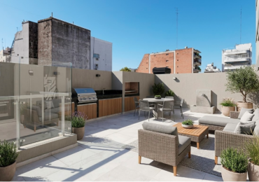 UNICO: 2 AMBIENTES CON TERRAZA PRIVADA DE 45 M² - PLANTA FLEXIBLE (EXPANDIBLE A 3)